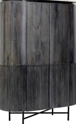 Komoda Glenn 100x138 cm ciemnoszara