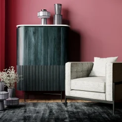 Komoda Glenn 100x138 cm ciemnoszara