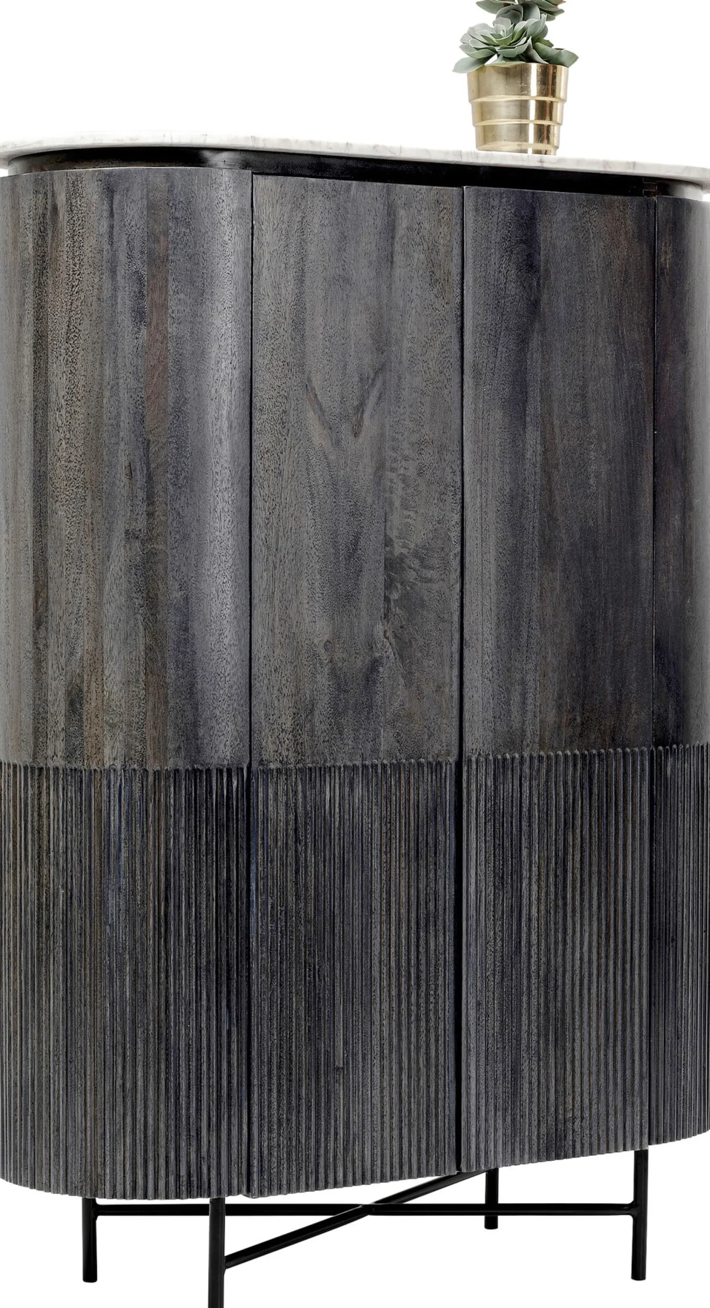 Komoda Glenn 100x138 cm ciemnoszara