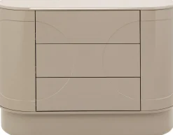 Komoda Glossy Taupe 100x75cm