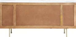 Komoda Grace 160x78 cm drewno mango - blat marmur
