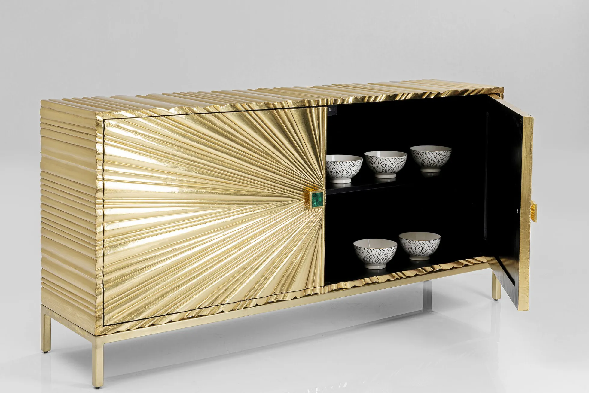 Komoda Illumino 160x80 cm złota