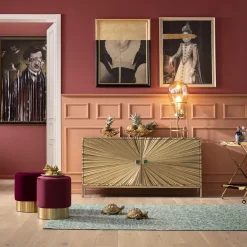Komoda Illumino 160x80 cm złota