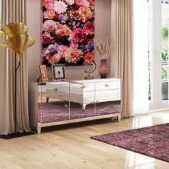 Komoda Luxury 141x77 cm lustrzana