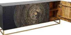Komoda Madeira 177x75 m ciemnobrązowa