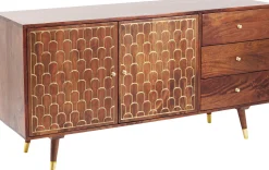 Komoda Muskat 145x75 cm brązowa