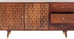 Komoda Muskat 145x75 cm brązowa