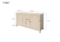 Komoda Travertino 140x77cm