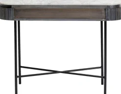 Konsola Glenn 100x32 cm blat marmur