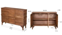 Kredens Santos 150x85cm
