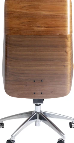 Krzesło biurowe Rouven 59x112 cm czarno-brązowe