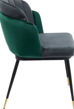 Krzesło Hojas 52x80 cm szaro-zielone