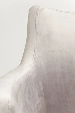 Krzesło Mode Velvet 58x87 cm szare