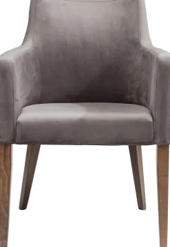 Krzesło Mode Velvet 58x87 cm szare