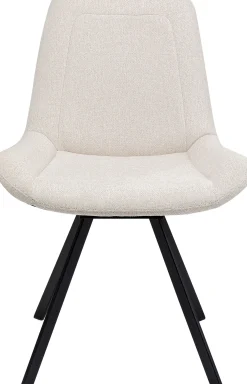 Krzesło obrotowe Baron 57x88 cm kremowe