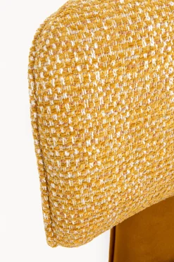 Krzesło obrotowe z podłokietnikami Helli Yellow