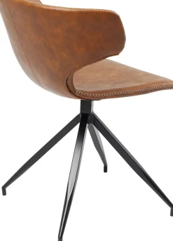 Krzesło Rusty 55x79 cm brązowe