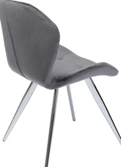 Krzesło Viva Chrome 52x82 cm szare
