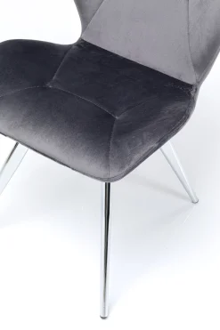 Krzesło Viva Chrome 52x82 cm szare