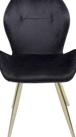 Krzesło Viva 50x82 cm czarne - nogi złote
