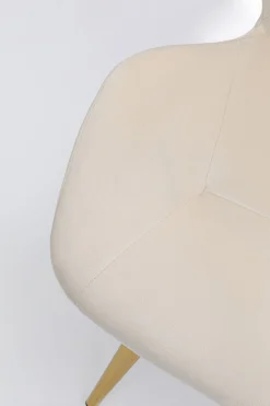 Krzesło Viva 50x82 cm kremowe - nogi złote