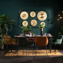 Krzesło z podłokietnikami Avignon 59x80 cm zielone