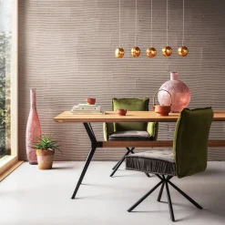Krzesło z podłokietnikami Chelsea 65x90 cm szaro-zielone
