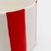Kubek Cocina Stripes czerwony