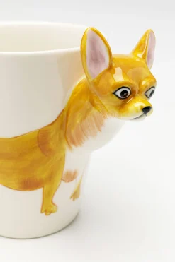 Kubek z porcelany motyw zwierzęcy piesek 390 ml