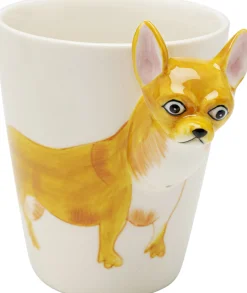 Kubek z porcelany motyw zwierzęcy piesek 390 ml