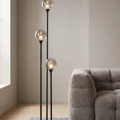Lampa podłogowa Al Capone Tre czarna 175cm