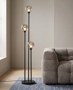 Lampa podłogowa Al Capone Tre czarna 175cm