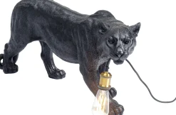 Lampa podłogowa Animal Bagheera 85x40 cm czarna