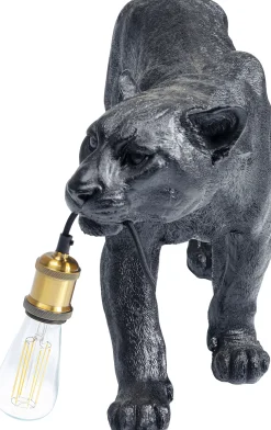 Lampa podłogowa Animal Bagheera 85x40 cm czarna