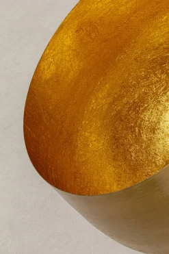 Lampa podłogowa Apollon Smooth Ø50 cm złota