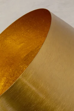 Lampa podłogowa Apollon Smooth Ø50 cm złota