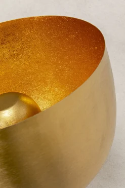Lampa podłogowa Apollon Smooth Ø35 cm złota