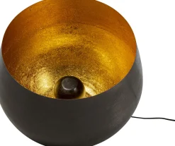 Lampa podłogowa Apollon Smooth Ø50 cm czarna