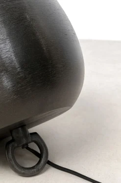 Lampa podłogowa Apollon Smooth Ø28 cm czarna