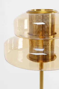 Lampa podłogowa Arcadia bursztynowa 155cm