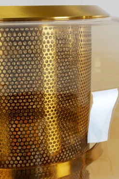 Lampa podłogowa Arcadia bursztynowa 155cm
