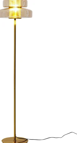 Lampa podłogowa Arcadia bursztynowa 155cm