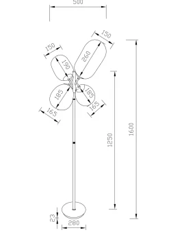 Lampa podłogowa Balloon Dance 160cm