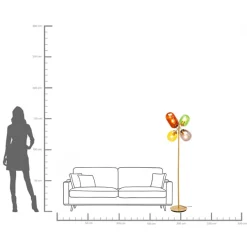 Lampa podłogowa Balloon Dance 160cm