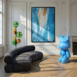 Lampa podłogowa Burbuja Colore 168cm