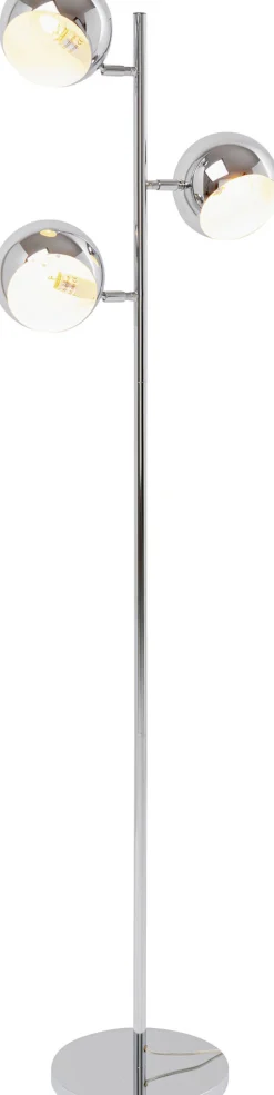 Lampa podłogowa Calotta 40x151 cm srebrna