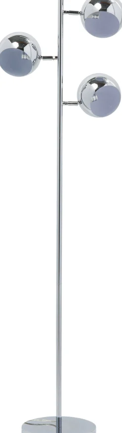 Lampa podłogowa Calotta 40x151 cm srebrna