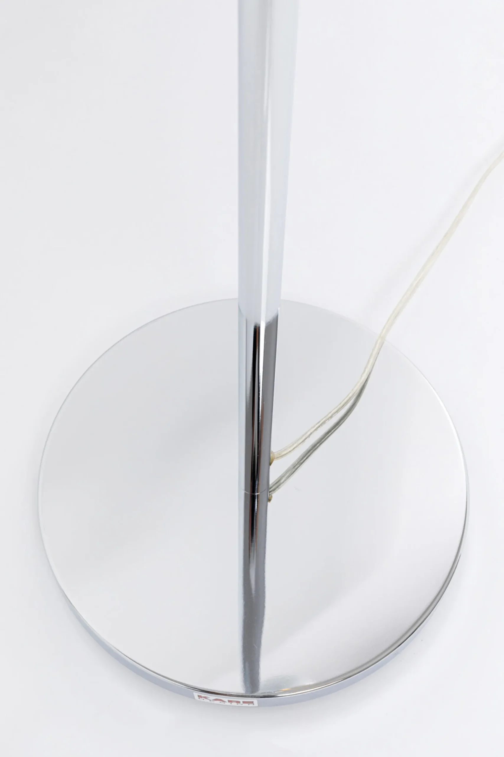 Lampa podłogowa Calotta 40x151 cm srebrna