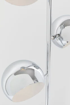 Lampa podłogowa Calotta 40x151 cm srebrna