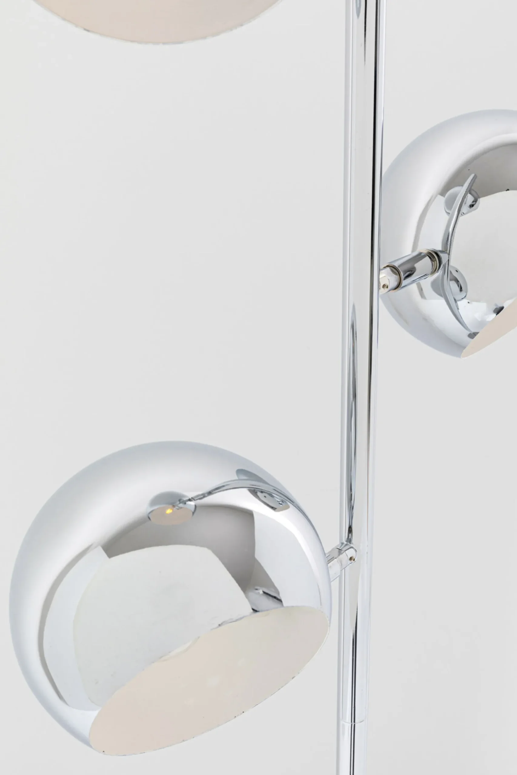 Lampa podłogowa Calotta 40x151 cm srebrna